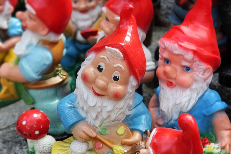 Gnome Statue in Garden